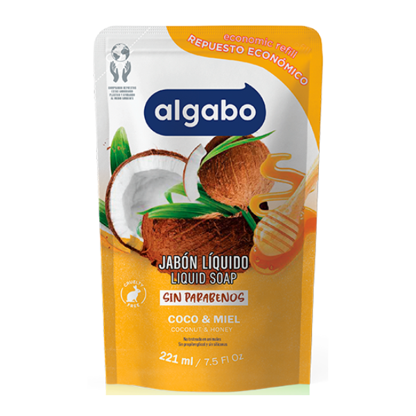Algabo Jab Liq Sachet Coco Y Miel 220ml