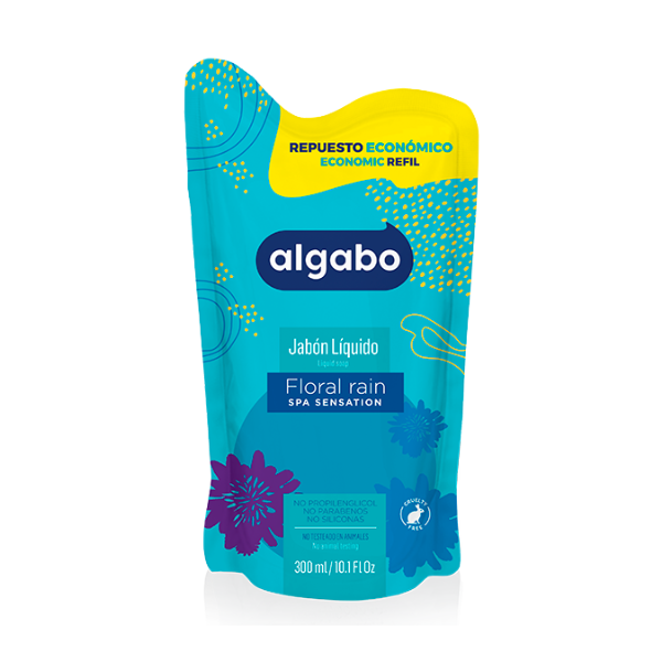 Algabo Jab Liq Sachet Floral 300ml