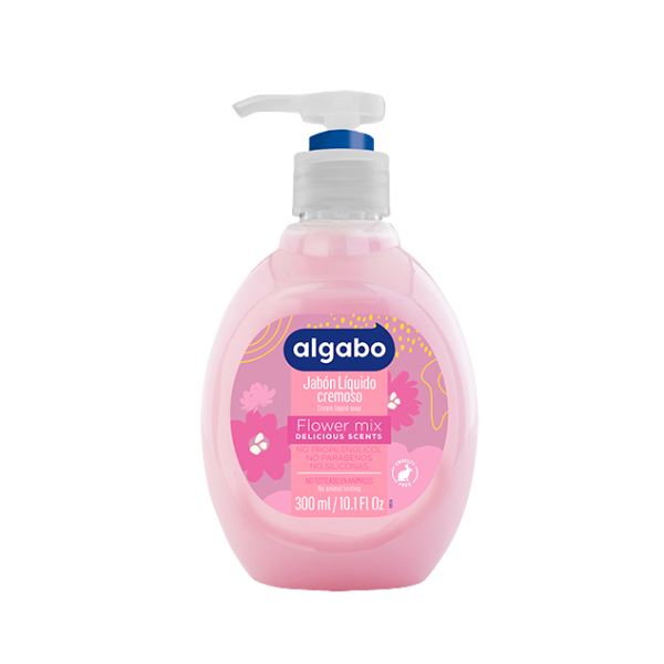 Algabo Jabon Liq Cr Flower 300ml