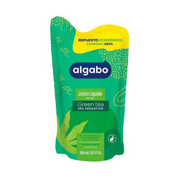 Algabo Jabon Liq Green Tea 300ml