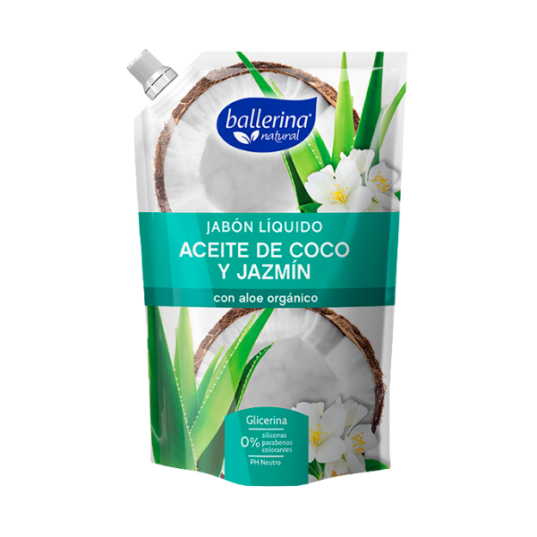 Ballerina Jabon Liq Coco Jazmin 750ml
