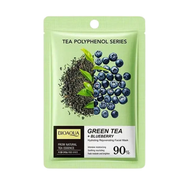 Bioaqua Masc Facial Green Tea + Blueberry