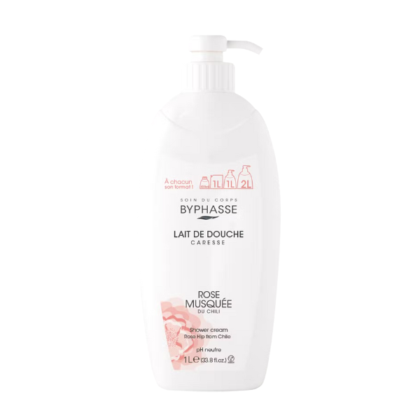 Byphasse Leche Ducha Rosa Mosq 1l