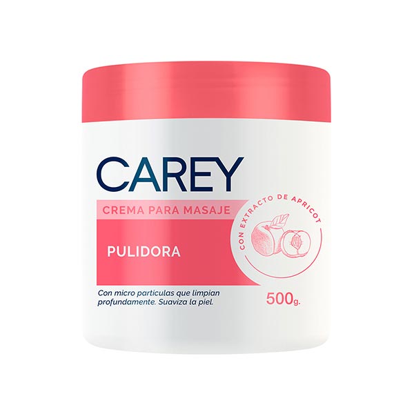 Carey Crema P/ Masajes Pulidora 500g