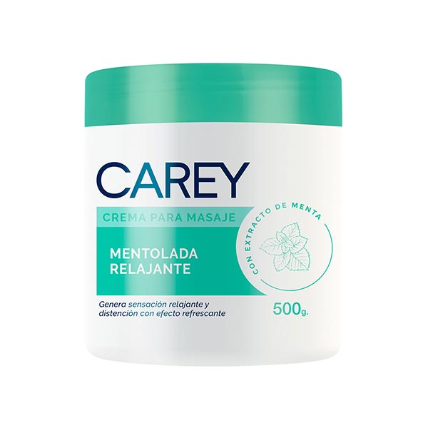 Carey Crema P/ Masajes Mentol 500ml
