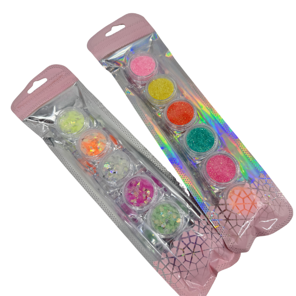 Deco P/ Uñas Pote *6u Ins387