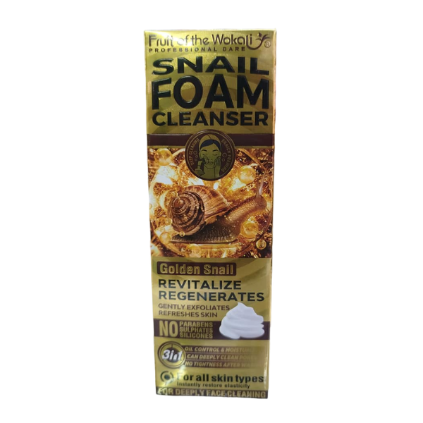 Wokali Limpiador Fac Espuma Golden Snail 150ml