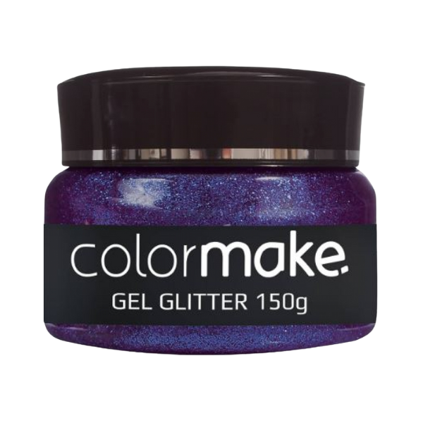 Colormake Gel Glitter 150g Lila
