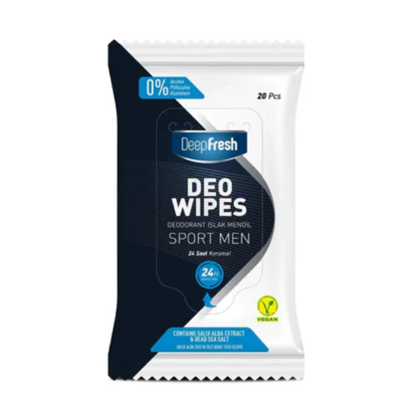 Deep Fresh Toallitas Desodorantes Sport Men
