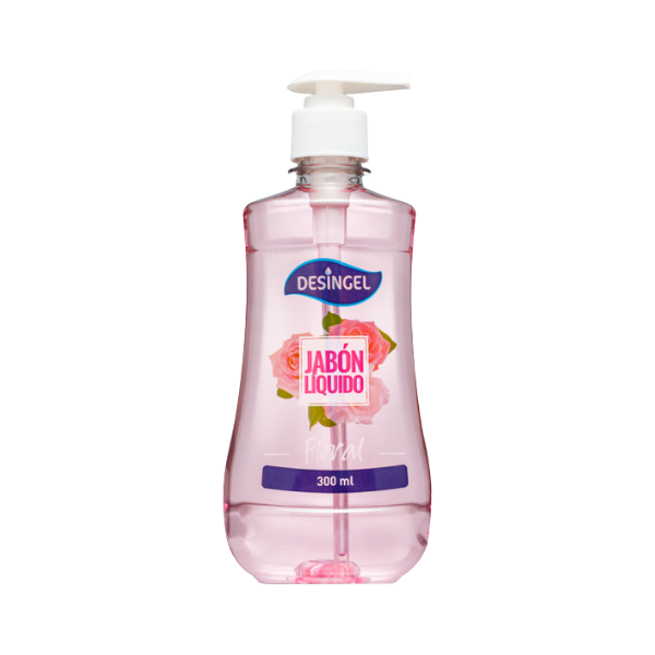 Desingel Jabon Liq Floral 300ml