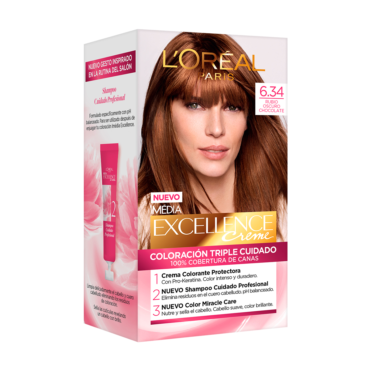 Excellence Creme Tinte Kit 6.34