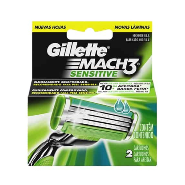 Gillette Mach3 Sensit Rep 2und
