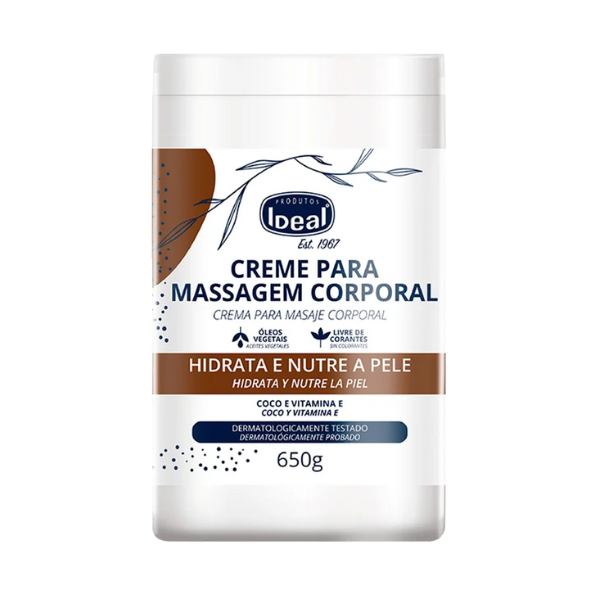 Ideal Cr Masaje Coco 650g