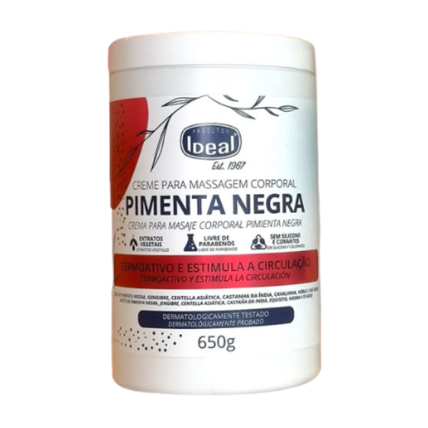 Ideal Cr P/ Masaje Pimienta 650g