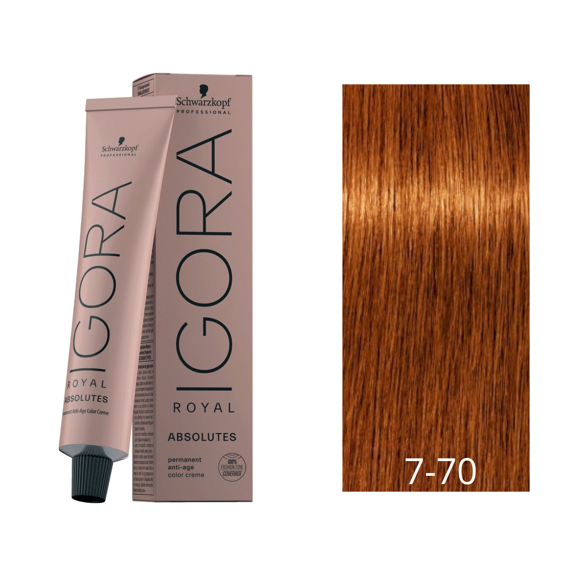 Igora Absolutes Tinte Pomo 60g 7-70