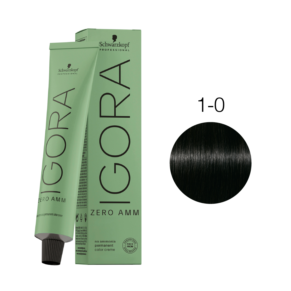 Igora Zero Amm Tinte Pomo 60g 1-0