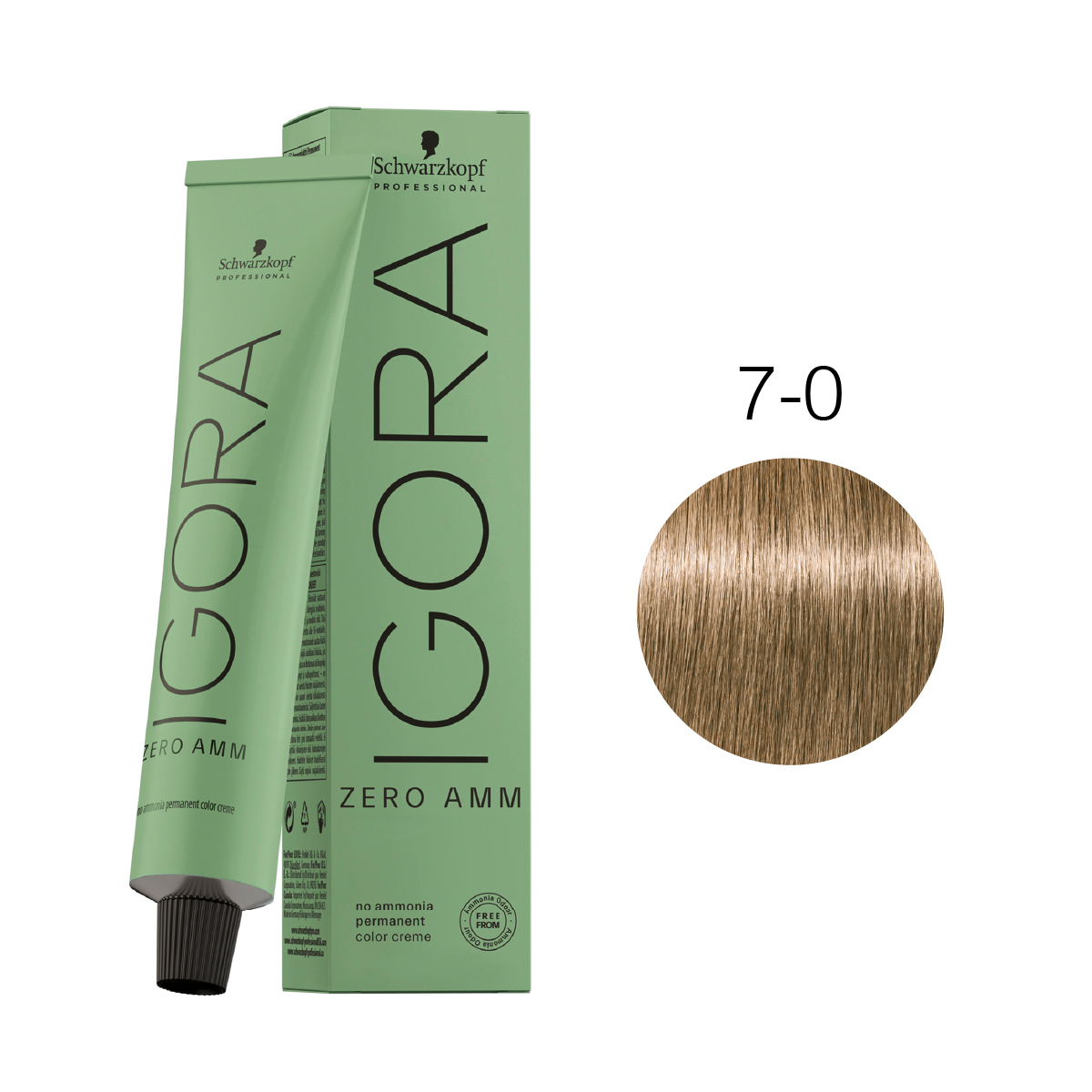 Igora Zero Amm Tinte Pomo 60g 7-0