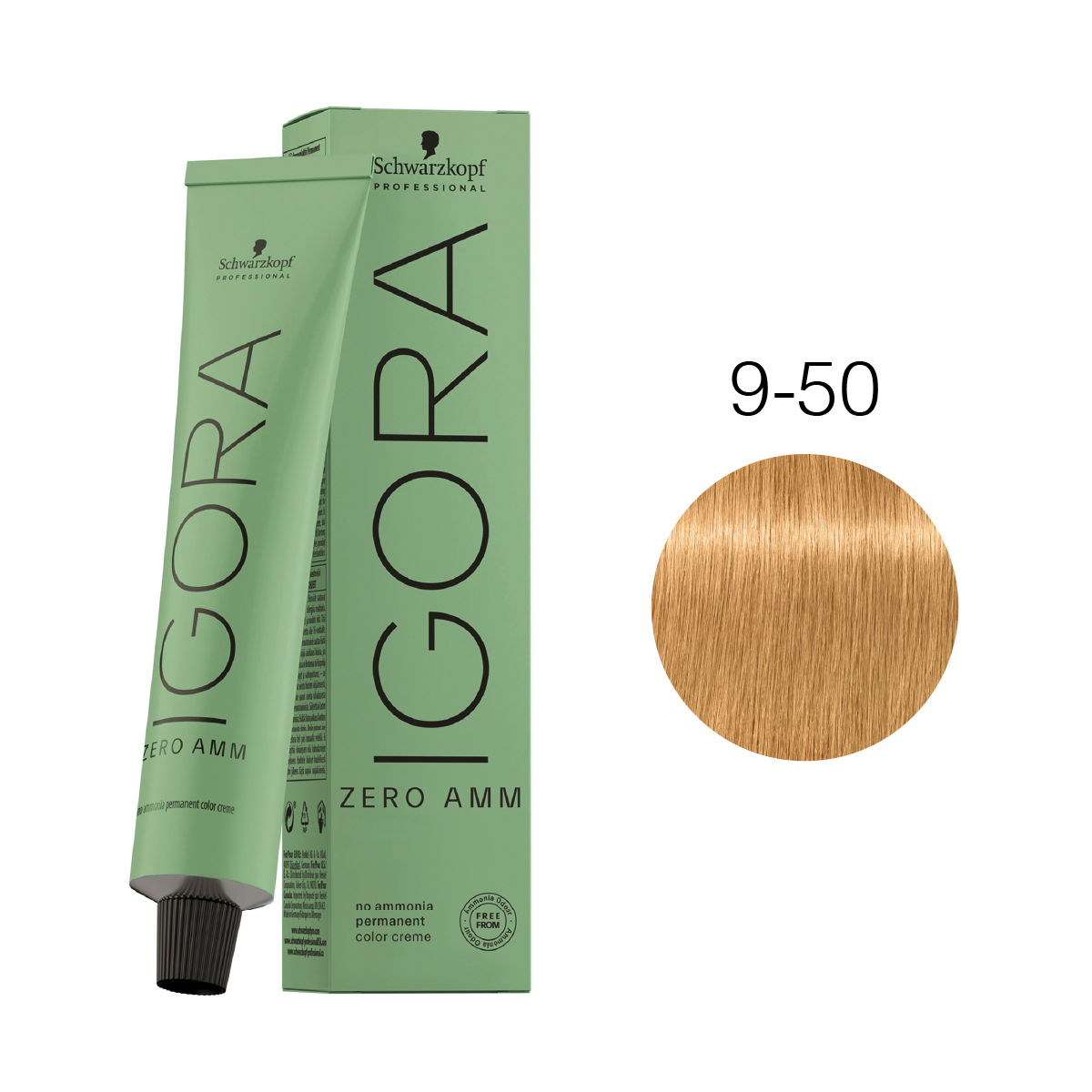 Igora Zero Amm Tinte Pomo 60g 9-50