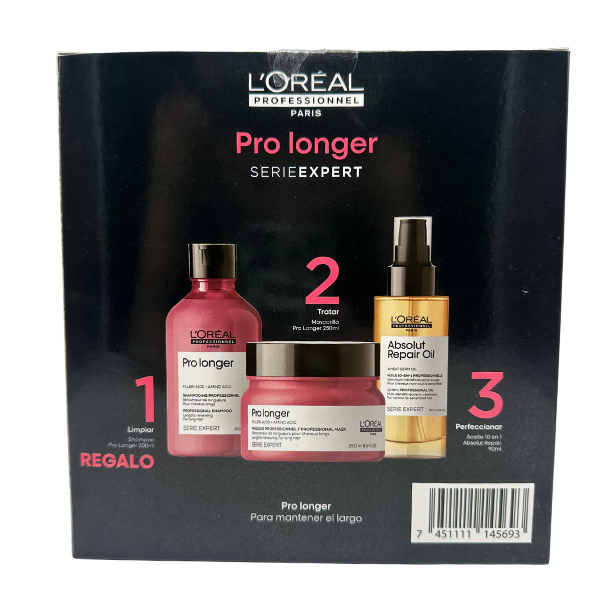L'Oreal Kit Pro Longer Sh+Masc+Trat