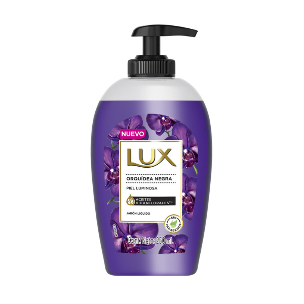 Lux Jabon Liq Orquidea Negra 250ml