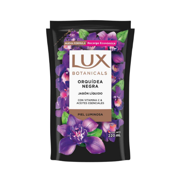 Lux Jabon Liq Sachet Orquidea Negra 220ml
