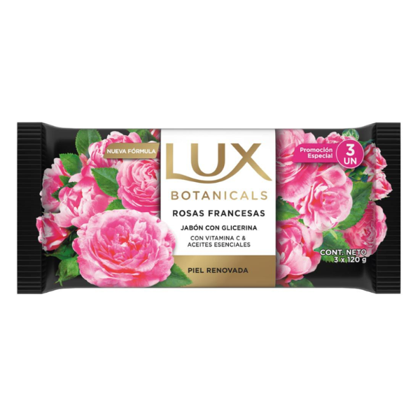 Lux Jabon Rosas France 3*120g