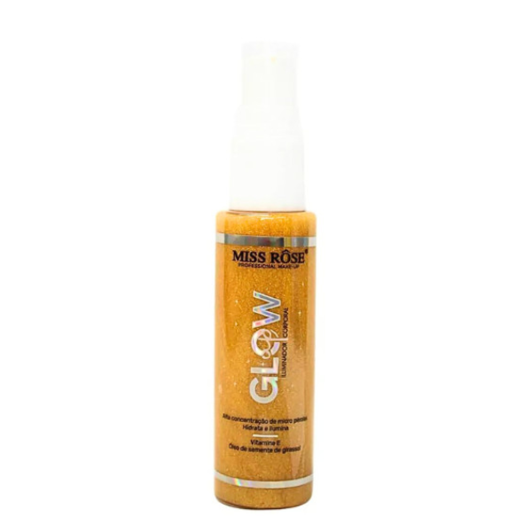 Miss Rose Glow Iluminador Corp Dourado 40ml
