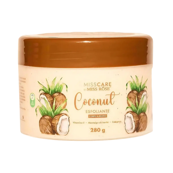 Miss Rose Exfoliante Corp/Fac Coconut 280g