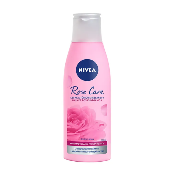 Nivea Leche 2en1 Rose Care 200ml