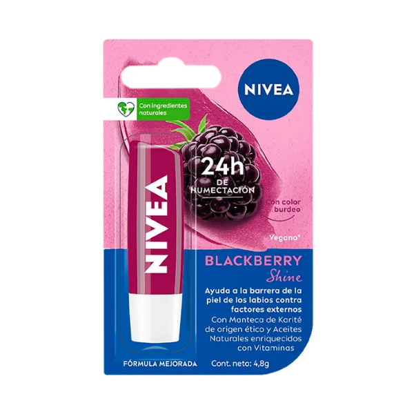 Nivea Balsamo Lab Blackerry Shine