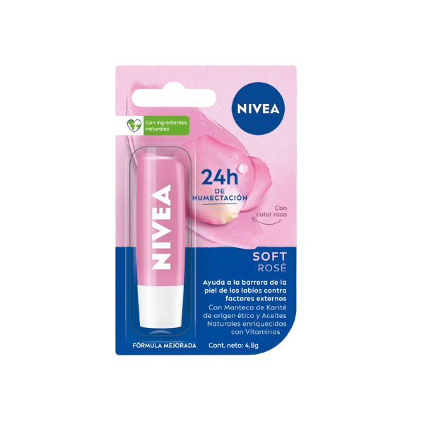 Nivea Balsamo Lab Soft Rose