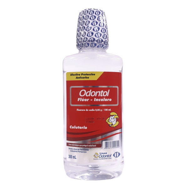 Odontol Enj Bucal Fluor Incol 300ml