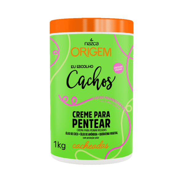 Origem Cr P/ Peinar Cachos Cacheadas 1k
