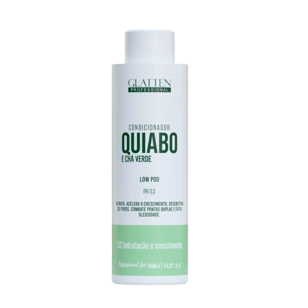 Glatten Ac Quiabo Cha Verde 450ml