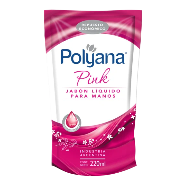 Polyana Jab Liq Sach Pink 220ml