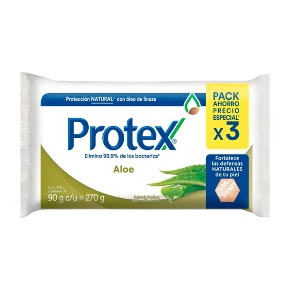 Protex Pack Jabon Aloe 3x90g