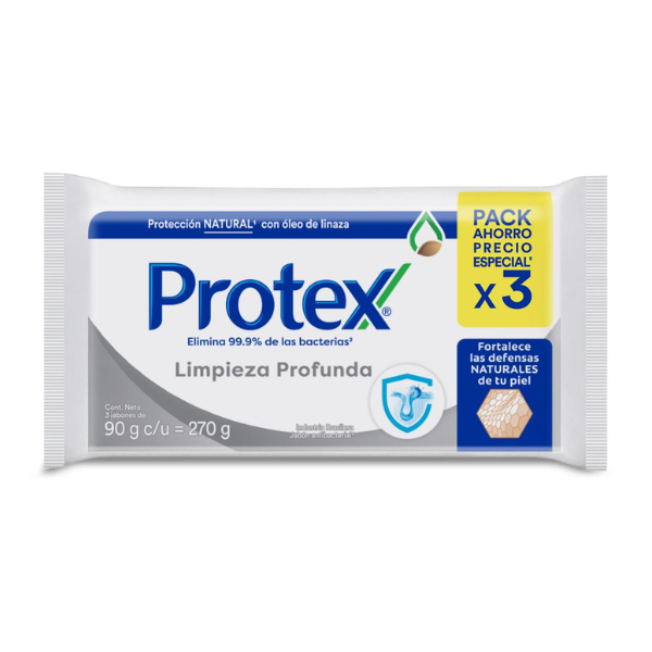 Protex Pack Jabon Limpieza Prof *3u