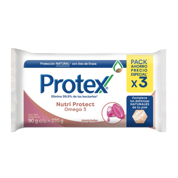 Protex Pack Jabon Omega3 *3u