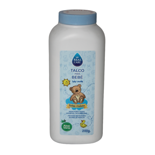 Real Talco P/ Bebe Azul 200g