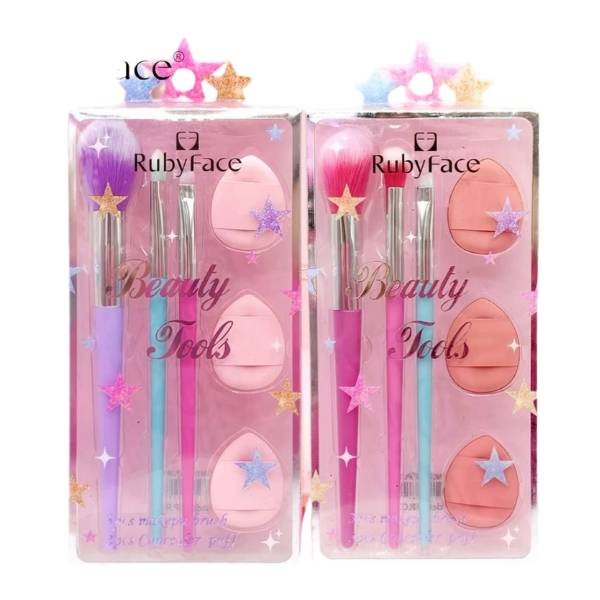 Rubyface Esponja *3u+Brochas *3u 6168
