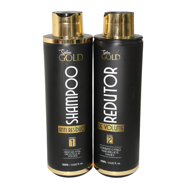 Salon Gold Kit Alisado 1l