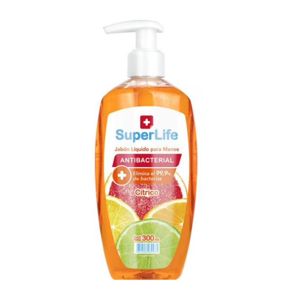 Superlife Jab Liq Antibac Citrico 300ml