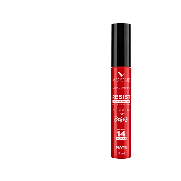 Vogue Resist Labial Liq Mate Baila 14h 3ml