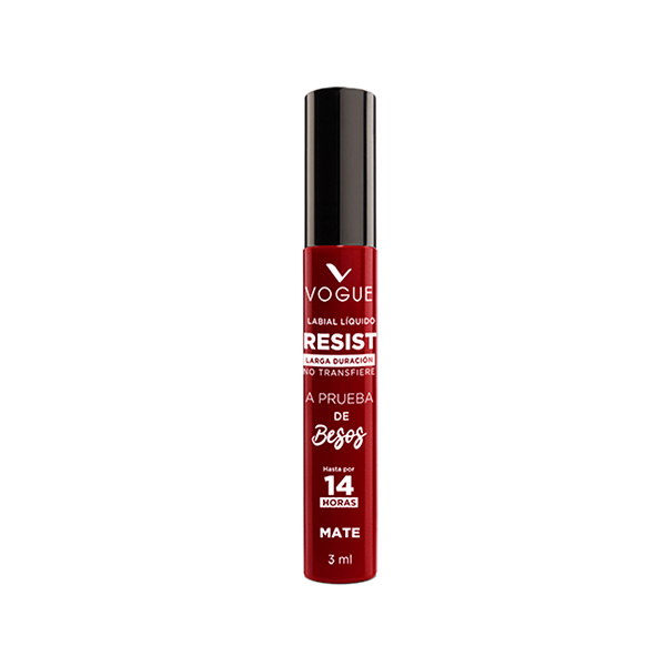 Vogue Resist Labial Liq Mate Poderosa 14h 3ml